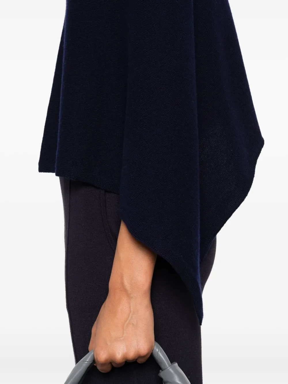 Eric Bompard Kasjmier poncho Blauw