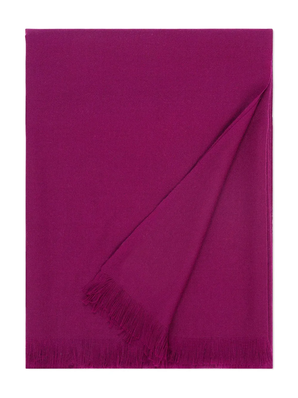 Eric Bompard fringed voile scarf | Purple | Image 1