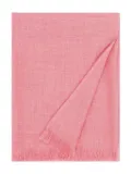Eric Bompard voile fringed scarf - Pink