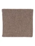Eric Bompard ribbed snood - Brown