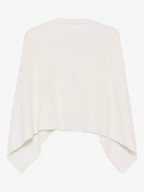 BOMPARD cowl-neck cashmere poncho