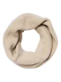 Eric Bompard ribbed cashmere snood - Neutrals
