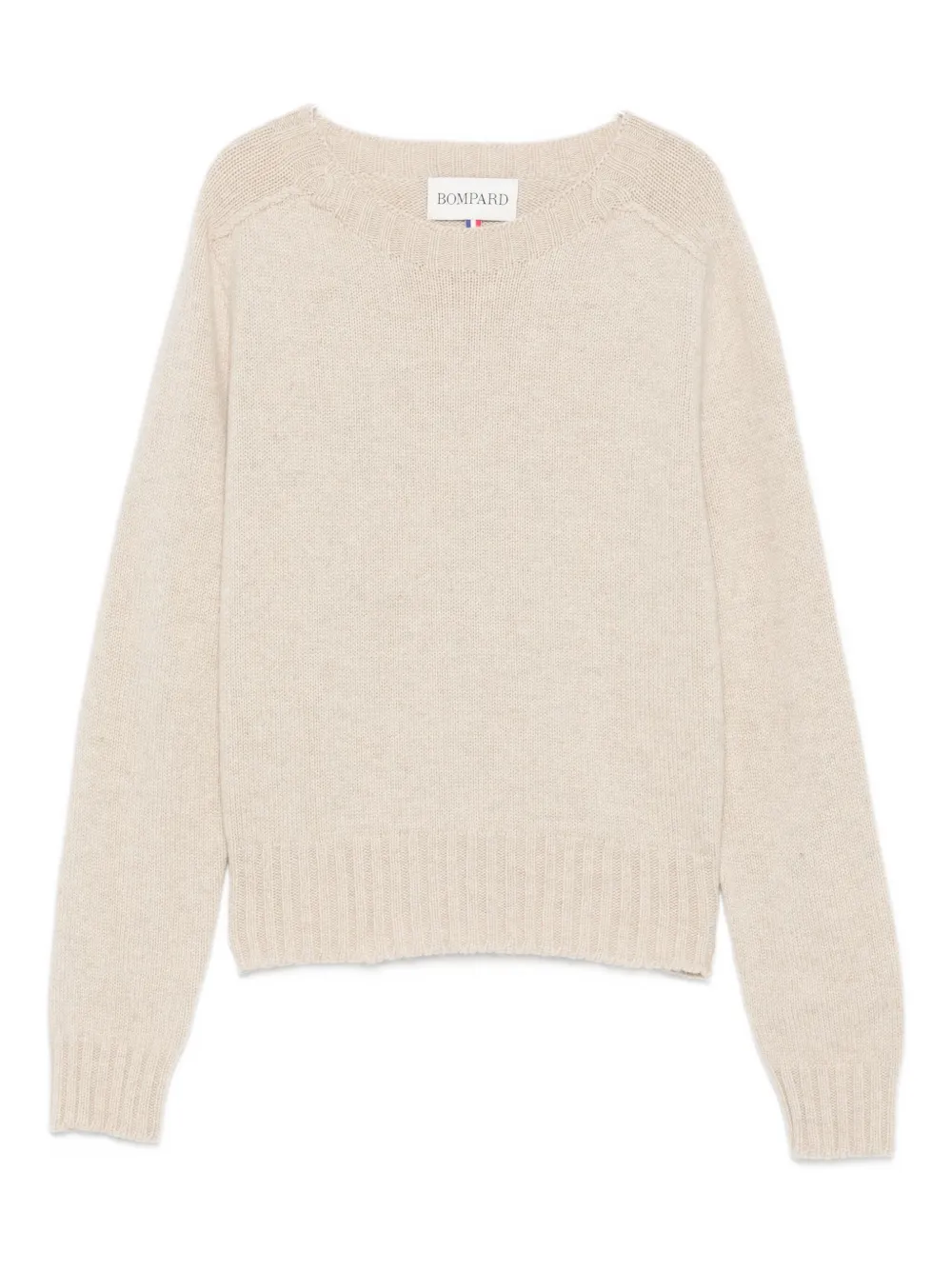 Eric Bompard Round-neck Cashmere Sweater In Neutral