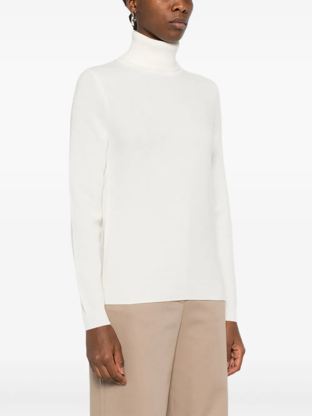  Bompard Roll-neck Cashmere Sweater - Neutrals 