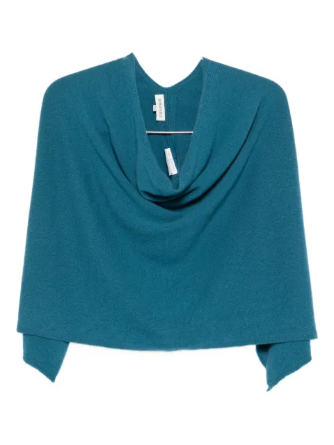 Eric Bompard cowl-neck cashmere poncho