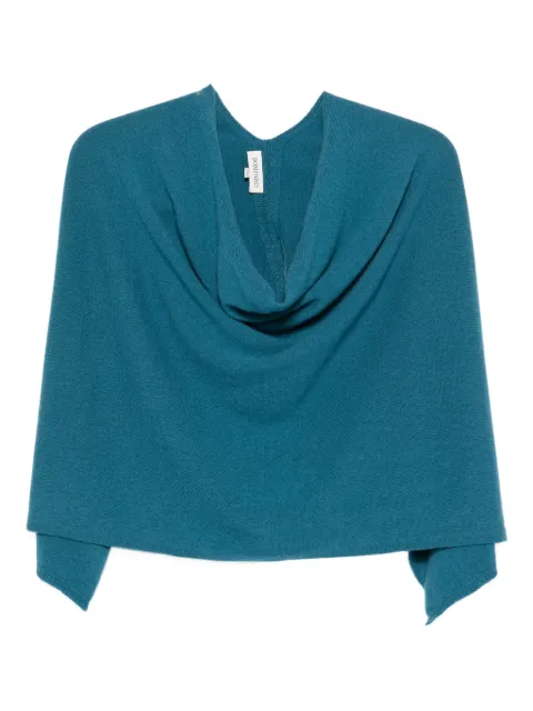 Eric Bompard cowl-neck cashmere poncho