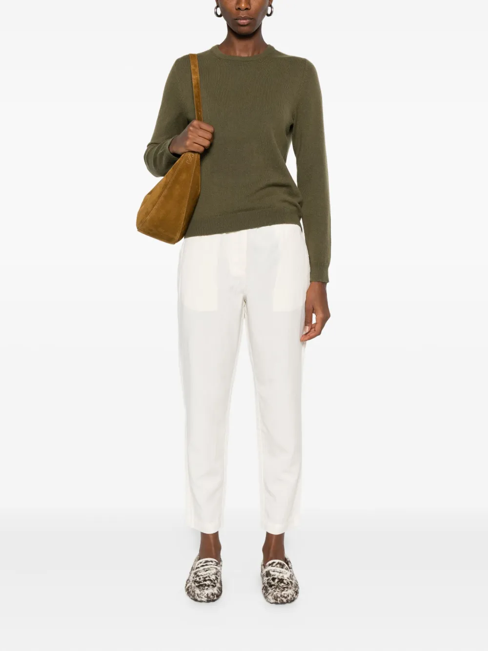 Eric Bompard round-neck cashmere sweater | Knitted Sweaters | Image 2