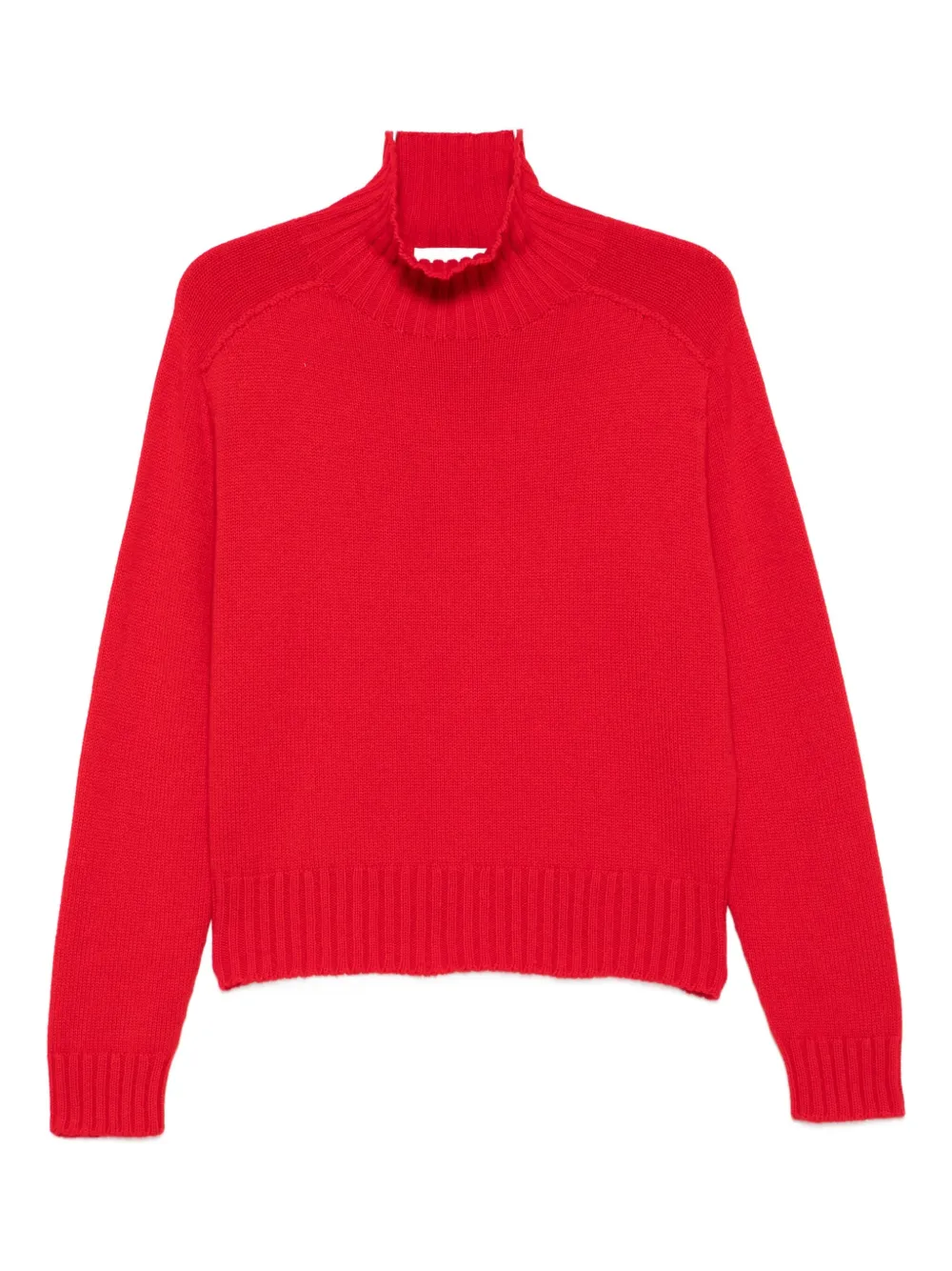 Eric Bompard Turtleneck Cashmere Sweater In Red