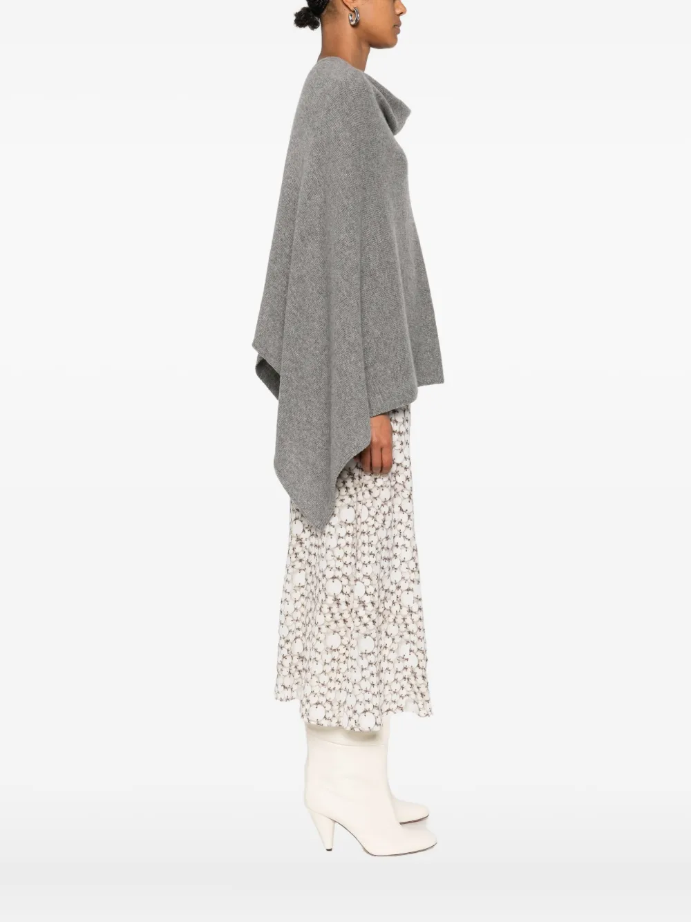 Eric Bompard Kasjmier poncho Grijs