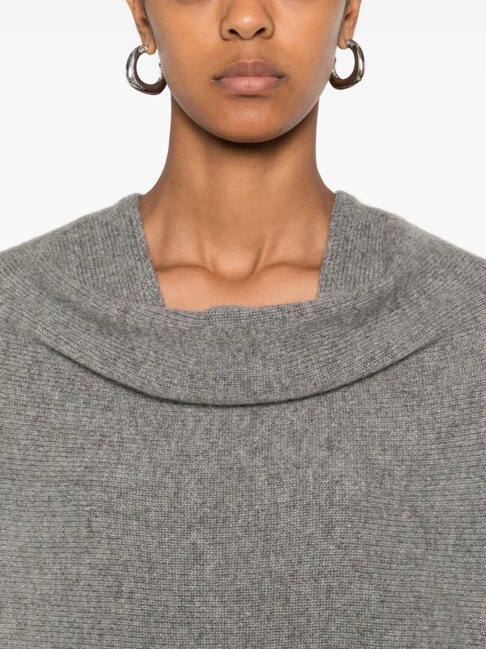 Eric Bompard Kasjmier poncho Grijs
