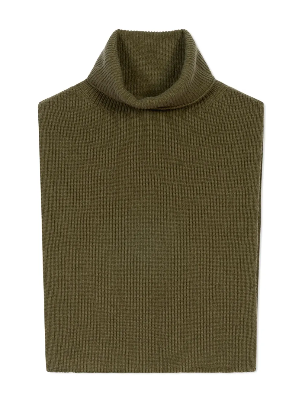 Eric Bompard roll-neck cashmere bib | Green | Image 1