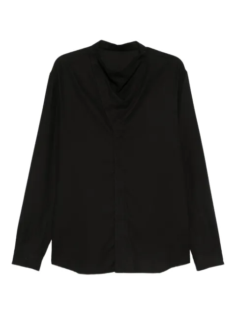Rick Owens camisa manga larga con cuello de tortuga
