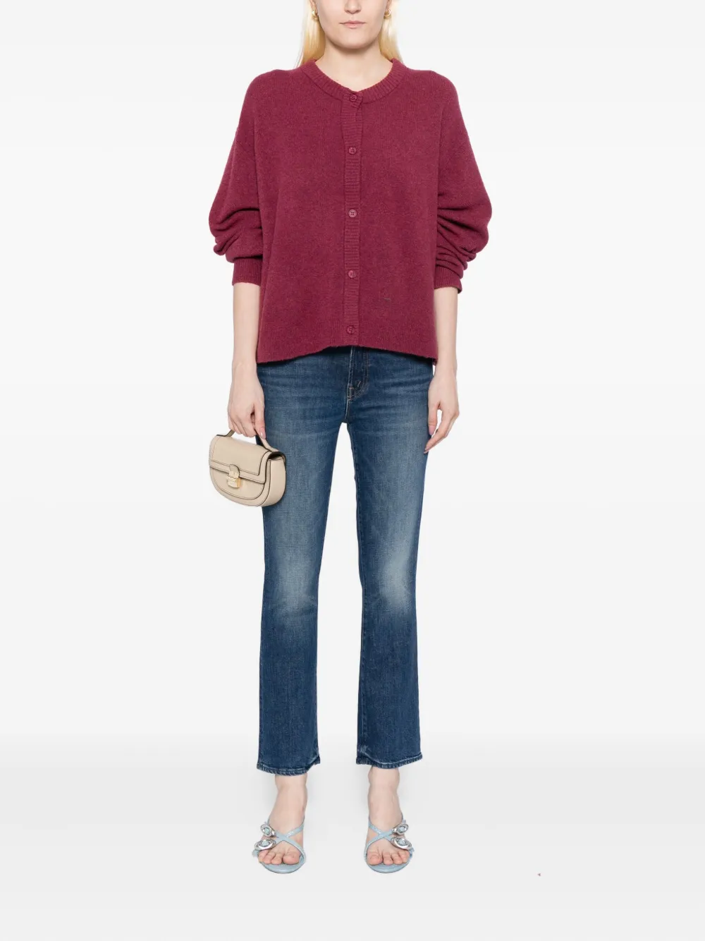 MOTHER The Insider Ankle bootcut jeans - Blauw
