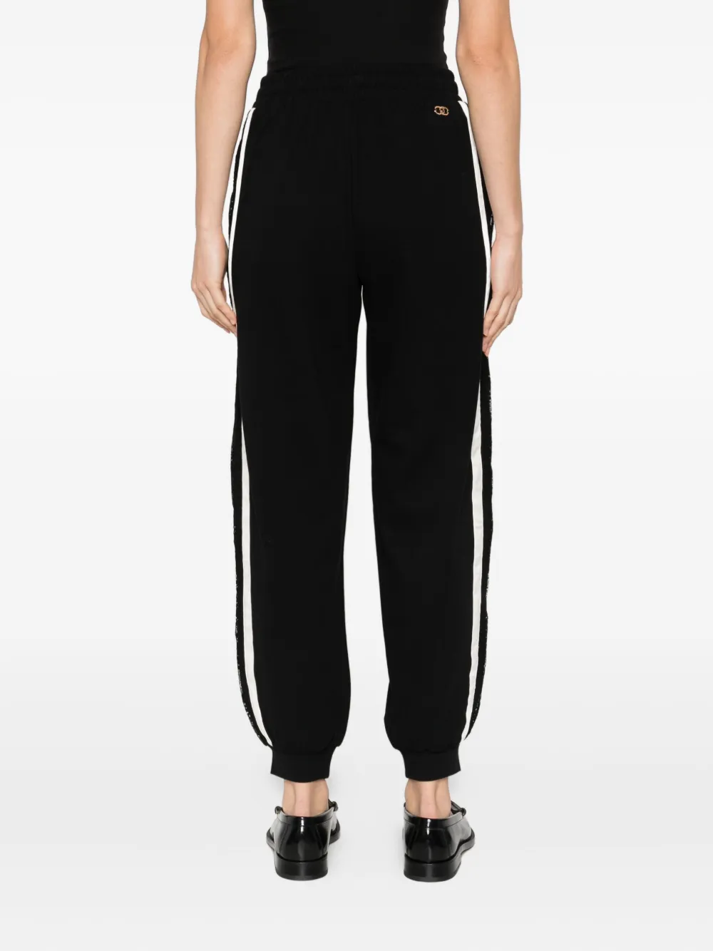 LIU JO Joggingbroek met zijstreep Zwart