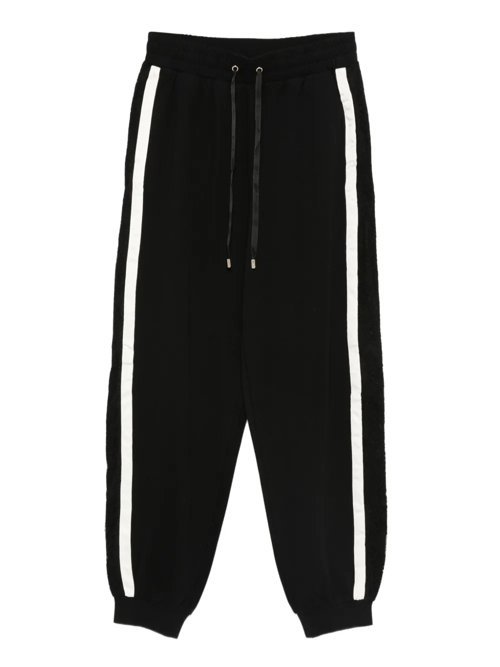 LIU JO Joggingbroek met zijstreep Zwart
