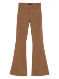 Seafarer pocketed flared trousers - Brown