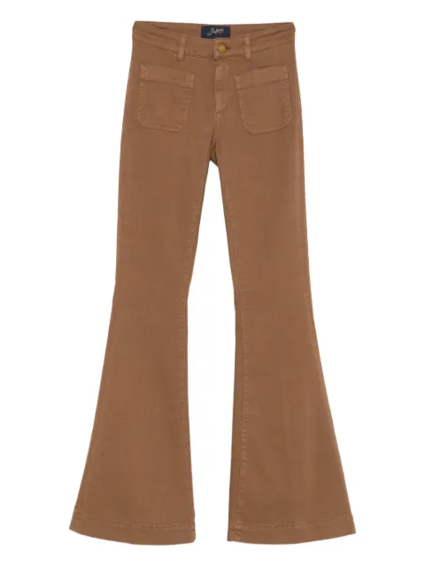 Seafarer pocketed flared trousers