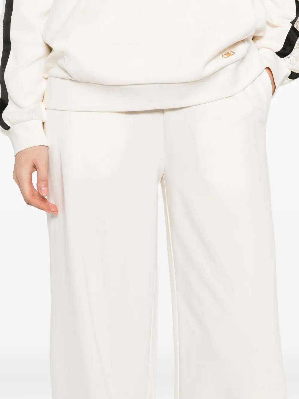 LIU JO Broek met elastische taille Beige