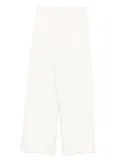 LIU JO elastic-waist cotton trousers - Neutrals