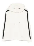 LIU JO lace-insert hoodie - Neutrals