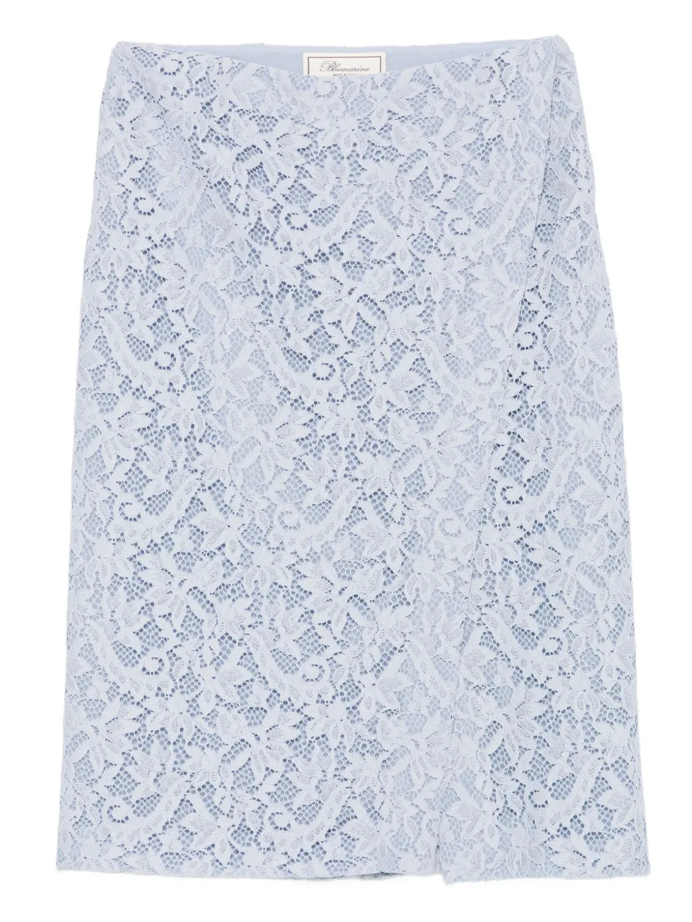 lace floral midi skirt