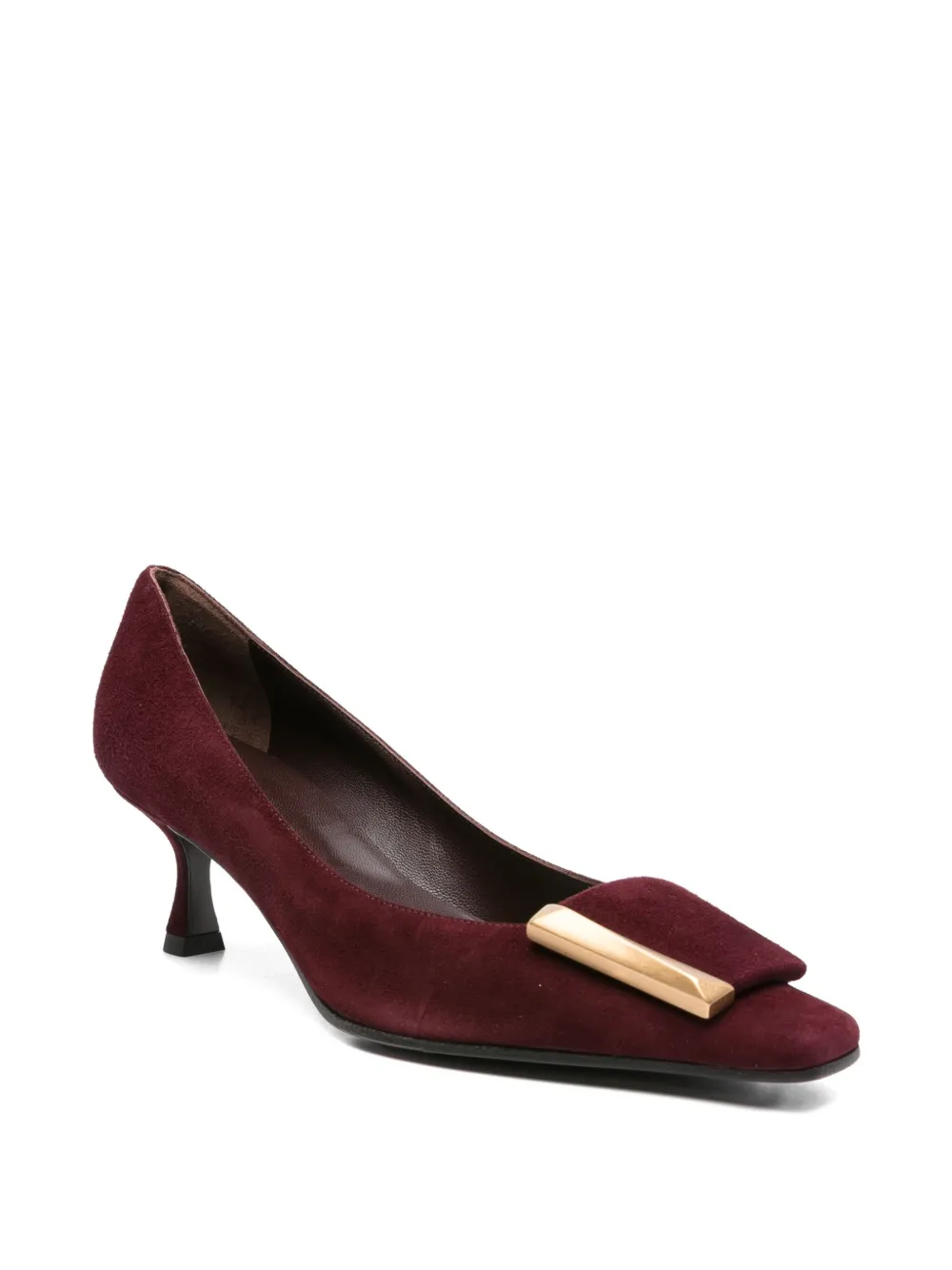 Roberto Festa 60mm Mila suede pumps Red