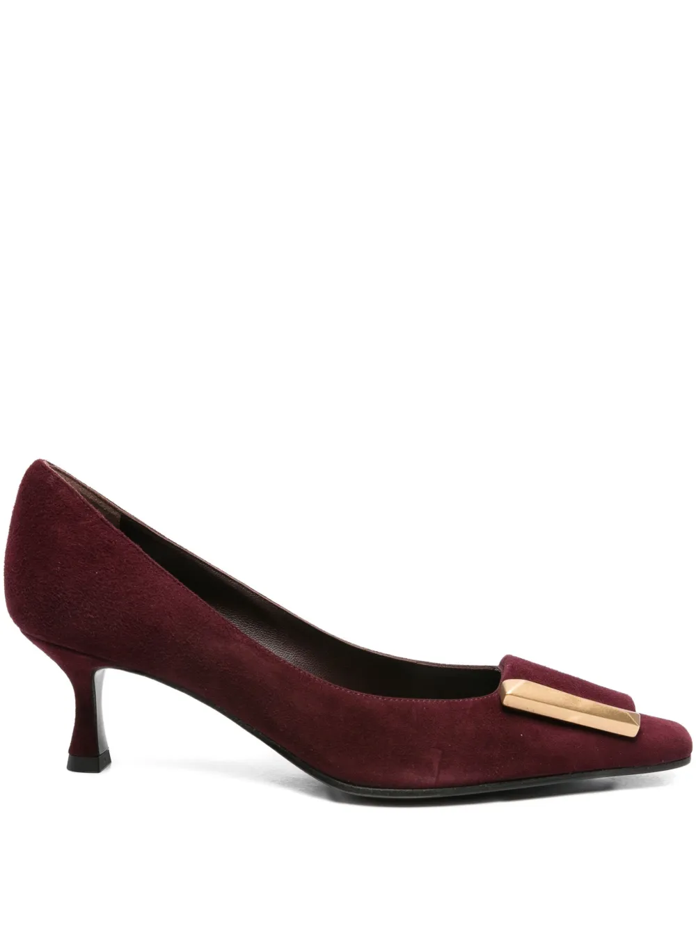 Roberto Festa 60mm Mila suede pumps Red