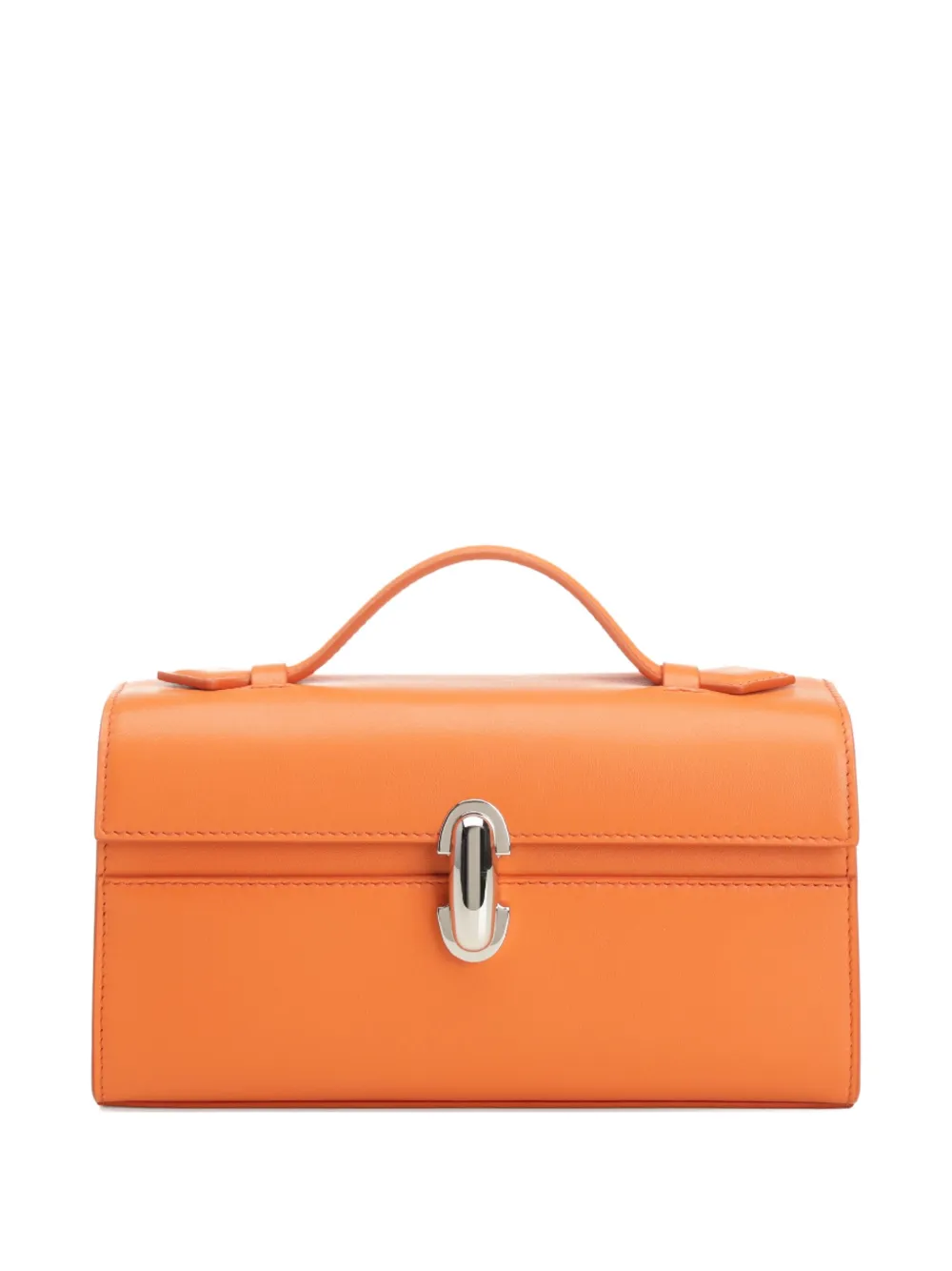 top-handle clutch bag