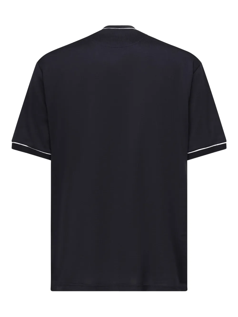 contrast-trimmed T-shirt