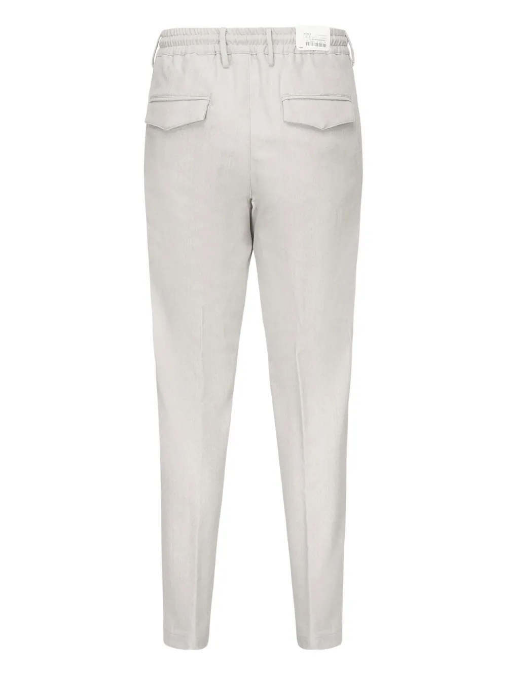 Eleventy drawstring-waist tapered trousers - Grijs