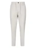 Eleventy drawstring-waist tapered trousers - Grey