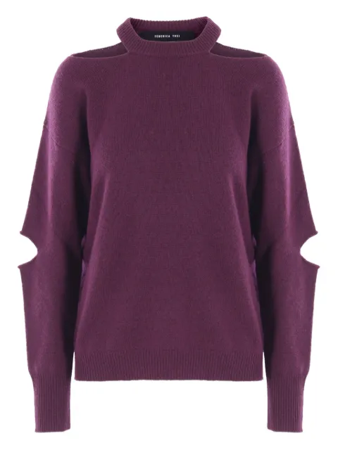 Federica Tosi cut-out turtleneck sweater
