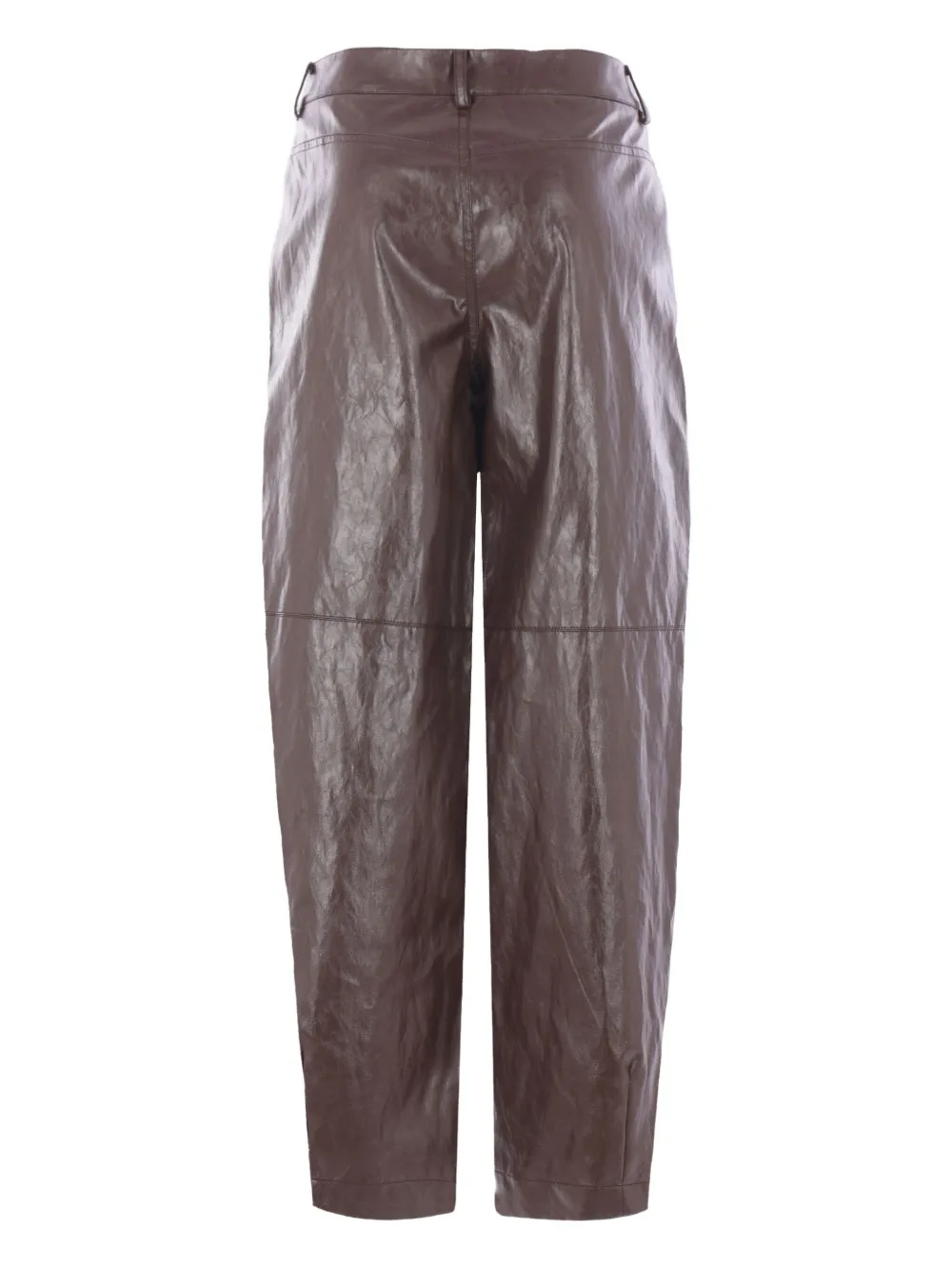Federica Tosi belted pleated trousers Bruin