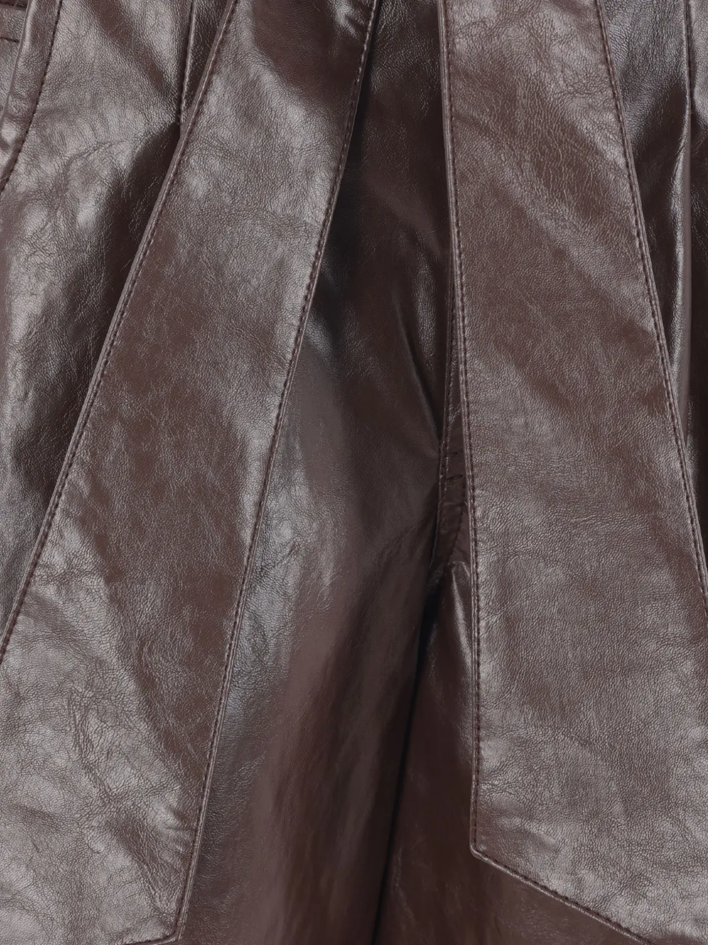 Federica Tosi belted pleated trousers Bruin