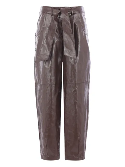 Federica Tosi belted pleated trousers