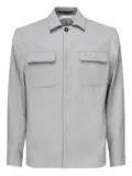 Eleventy double-pocket button-front jacket - Grey