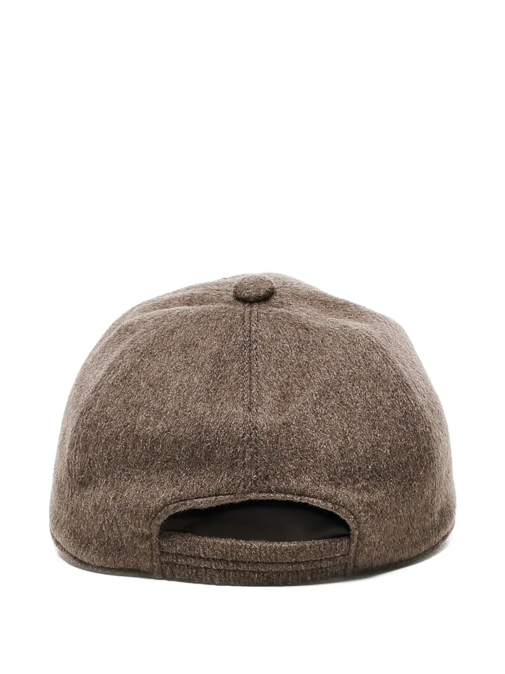 Loro Piana embroidered-logo cashmere cap Bruin