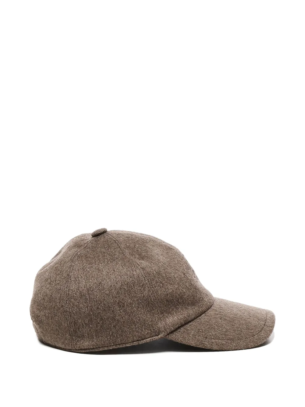 Loro Piana embroidered-logo cashmere cap Bruin