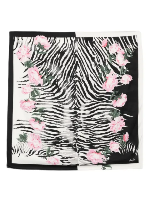 LIU JO zebra-print scarf
