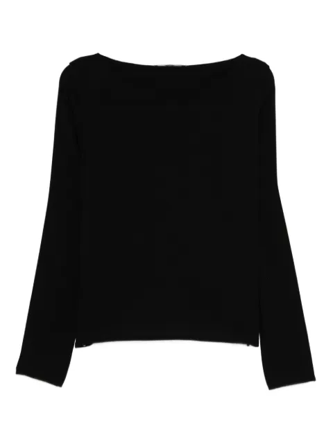 Ermanno Scervino boat-neck long-sleeve top