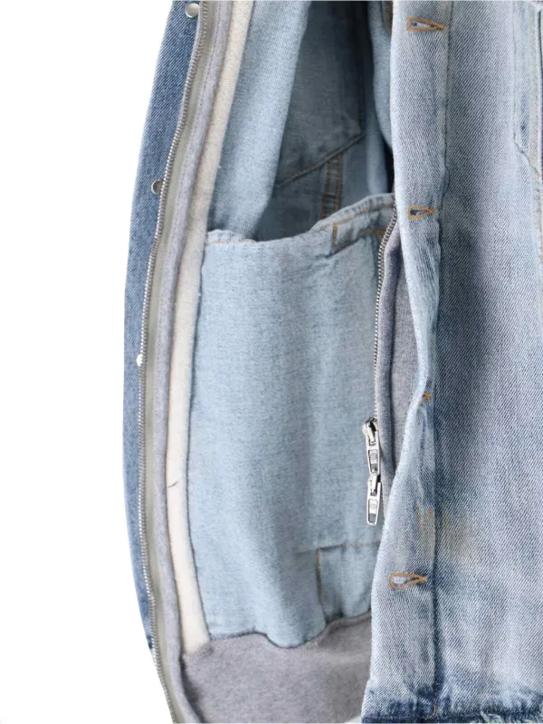 Balenciaga フーデッド デニムジャケット | ブルー | FARFETCH JP