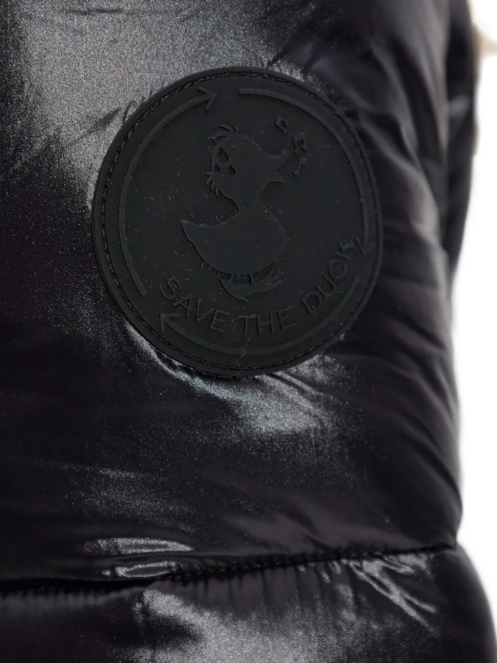 Save The Duck Isla High-neck Puffer Jacket In Black