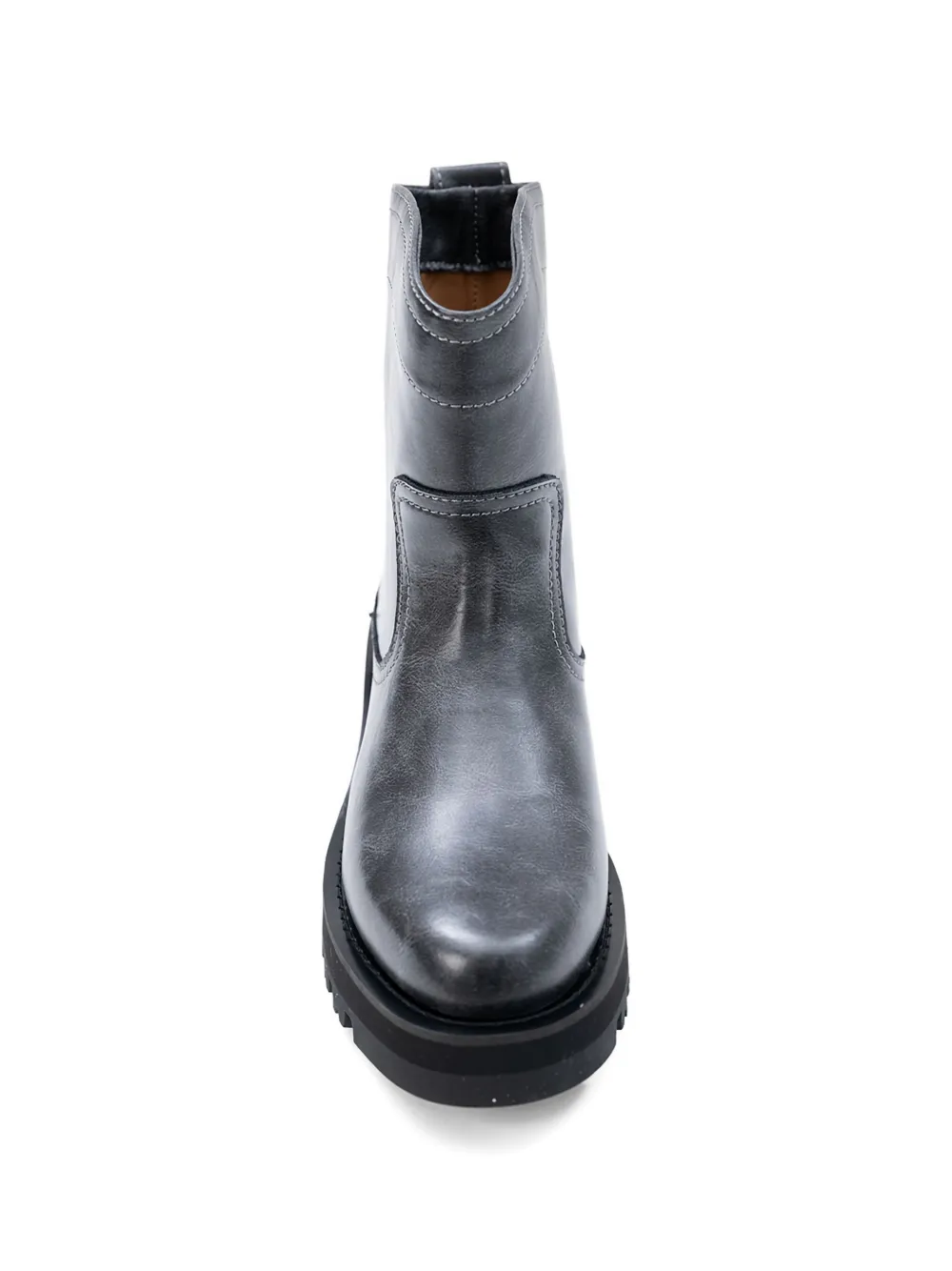 GANNI Laarzen met stiksel EBONY