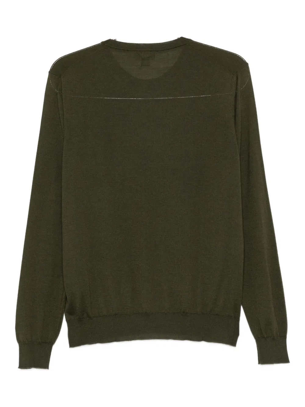 Fedeli round-neck cashmere sweater - Groen