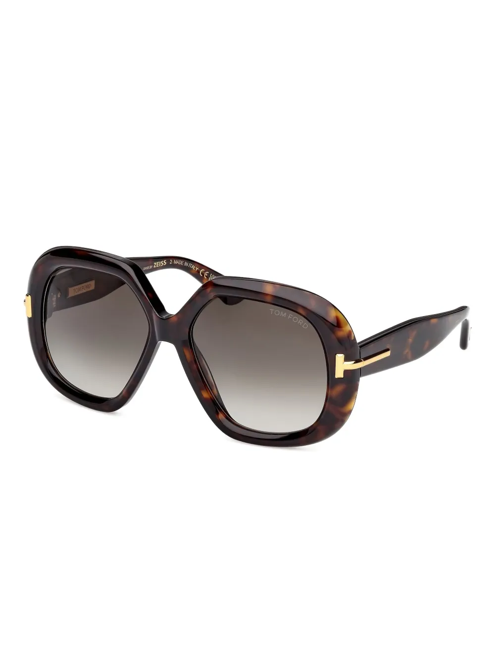 TOM FORD Eyewear geometric-frame sunglasses Bruin