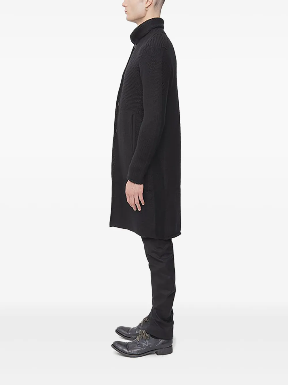 Devoa roll-neck knitted cardigan | Cardigans | Image 2