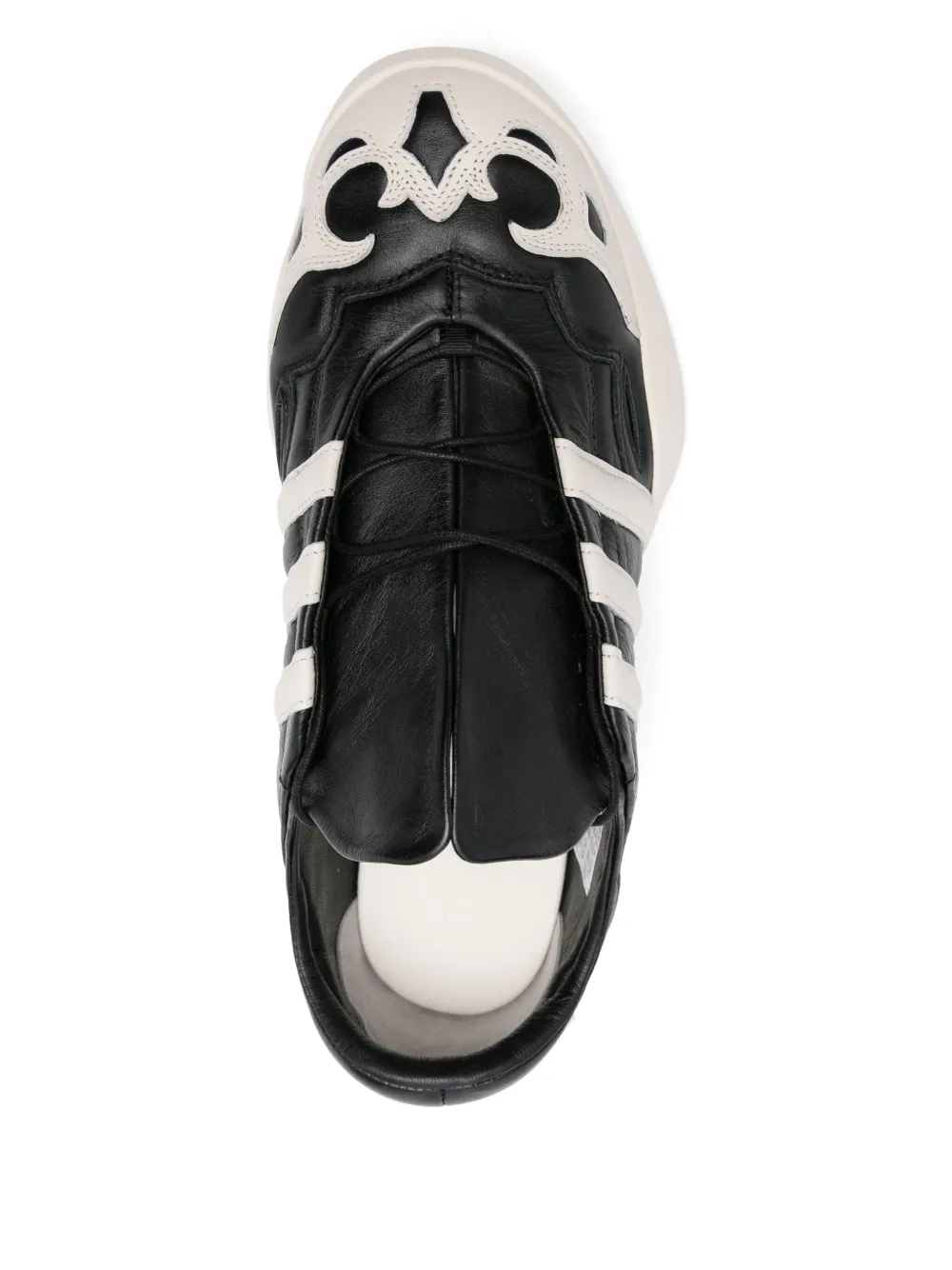 Y-3 leather sneakers Black