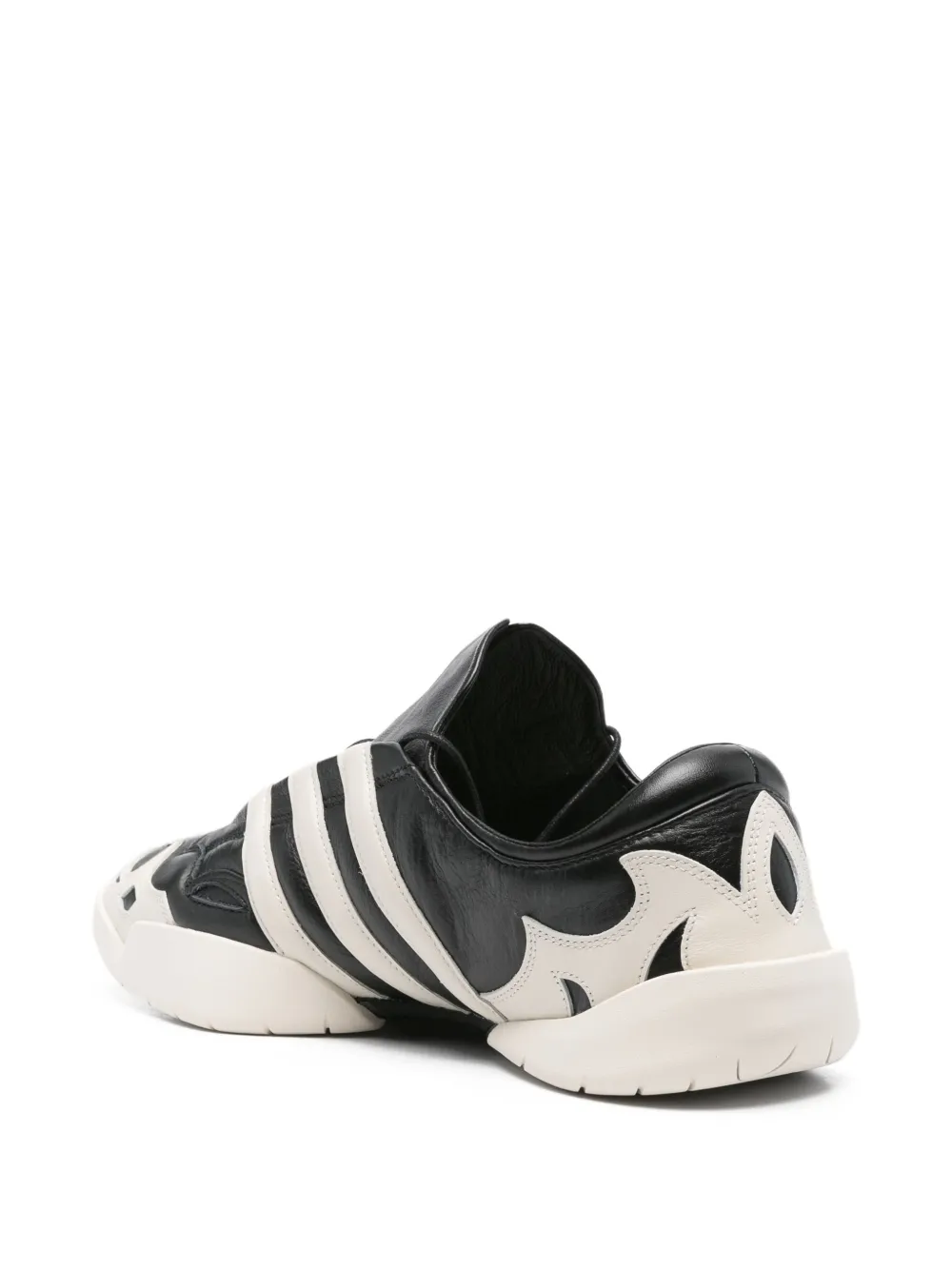 Y-3 leather sneakers Black