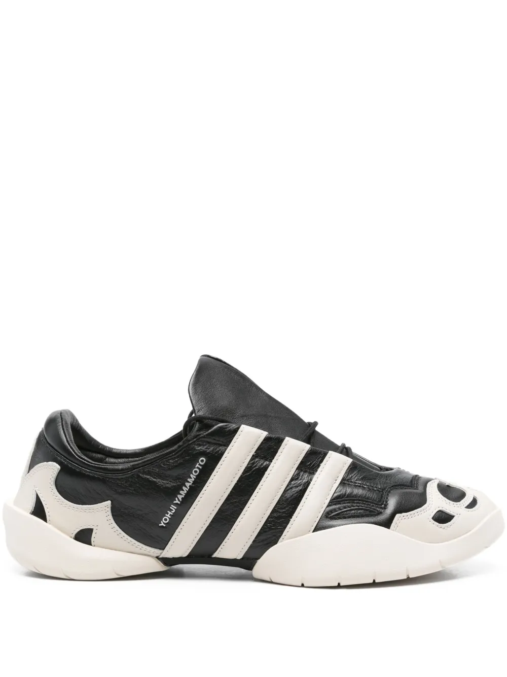 Y-3 leather sneakers Black