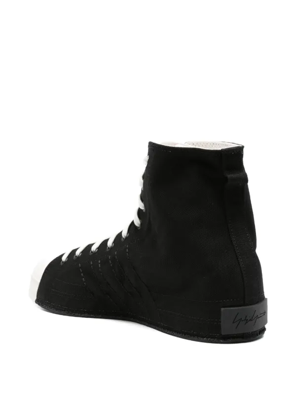 【カッコイイ】Y-3 ロゴ ハイカットスニーカー ブラック Y-3 「Y-3」 ハイカットスニーカー 28cm ブラック メンズ